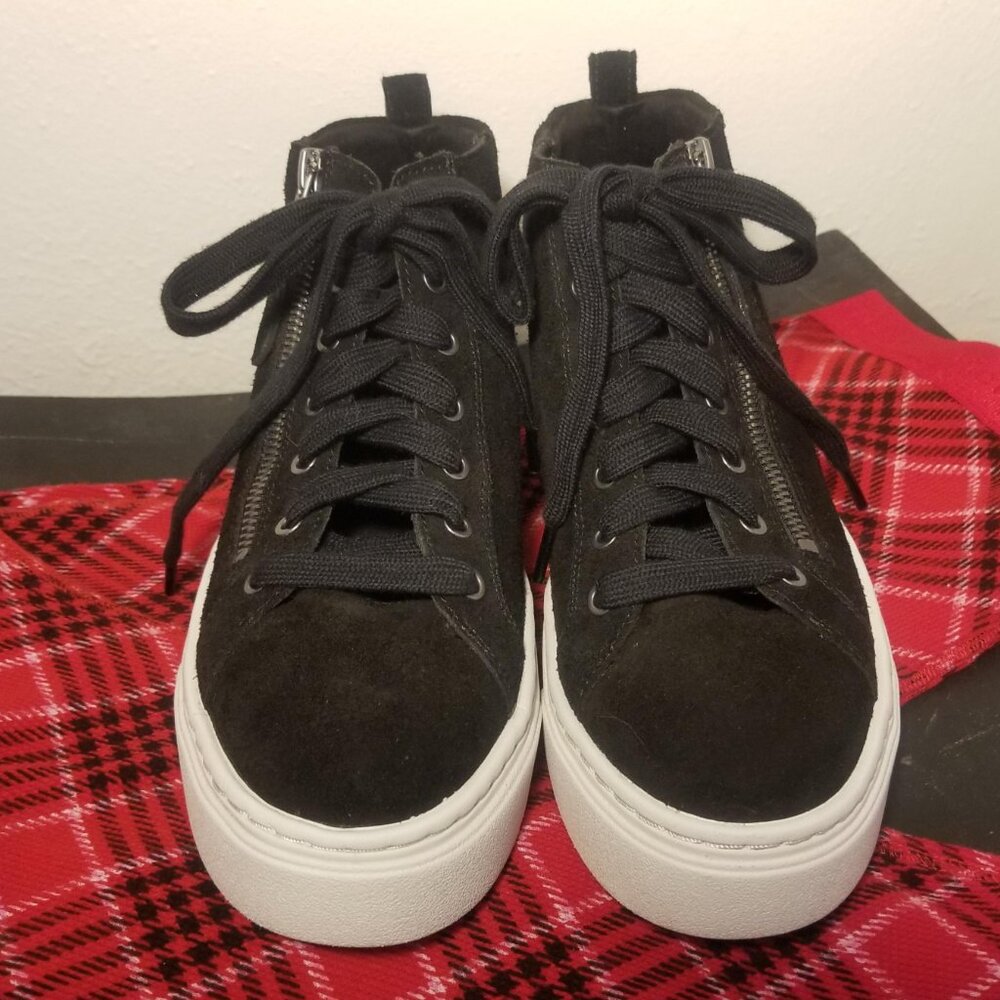 Aetrex Gianna Arch Support Platform Sneaker in Black Size 8.5 - Picture 4 of 14